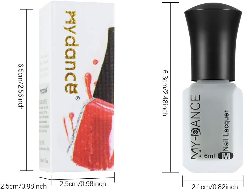Ownest 6 Colors Matte Nail Polish Set, Mist Effect Matte Velvet Nail Polish, Long Lasting Velvet Nail Polish Nail Art-#A : Beauty