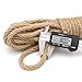 KINGLAKE 33 Feet 100% Natural Thick Jute Hemp Rope 8MM Strong String Craft Twine for DIY & Arts Crafts, Packing,Cat Scratch Post, Bundling,Floristry
