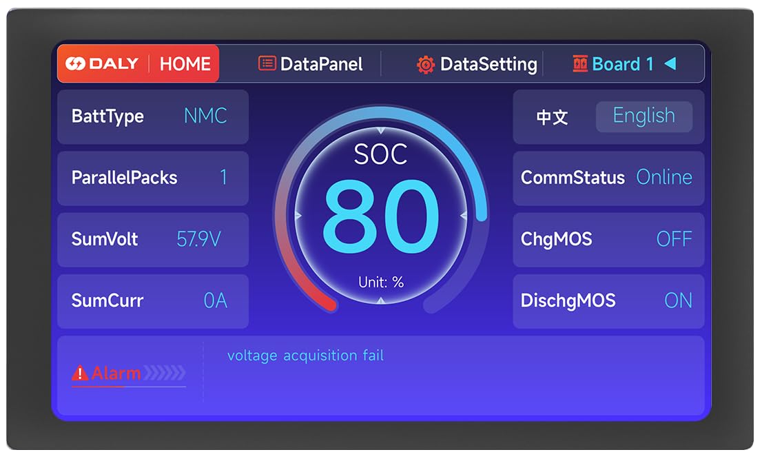 Photo 1 of DALY Accessory 4.3 Inch Touch Screen Display with UART Port Smart BMS