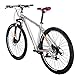 Eurobike Aluminium Mountain Bike 29″ Front Suspension Daul Disc Brakes 21 Speed Mens Bicycle (Silvery)thumb 3
