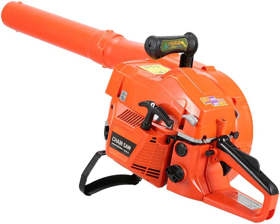 ASPZQ Petrol Leaf Blower, 68cc 2-Stroke Petrol Handheld Leaf Blower (Color : Orange)