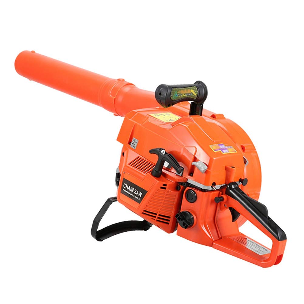 ASPZQ Petrol Leaf Blower, 68cc 2-Stroke Petrol Handheld Leaf Blower (Color : Orange)