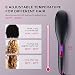 Hair Brush Straightener, ABOX Electric Ionic Straightening Comb,30s Fast Ceramic Heat for Frizz-Free Silky Hair, Anti-Scald,8 Levels Temperature with LED Display, Auto Lock/Off for Home, Travel&Salonthumb 2