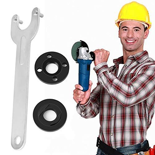 TOOLFLIFE 5pcs Grinder Flange Angle Wrench Spanner with Metal