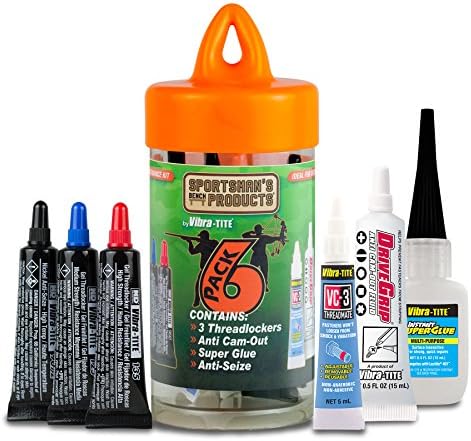 Sportsman's Bench Products 80606SBP, Threadlockers Adhesives and Lubricants, 6 Pack
