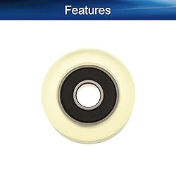 Yinpecly 0.31 x 1.26 x 0.47 inch (IDxODxT) Nylon