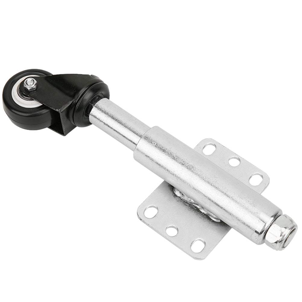 PU Adjustable Gate Wheel Heavy Duty Spring Loaded Swivel Caster Automatically Adjusting Height 110lbs Load Capacity for Wooden Farm Gates Outdoor - Image 5
