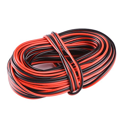 Outus 20awg Extension Cable Wire Cord 2 Pin 32.5 Feet for Single Color Led Strips 3528 5050