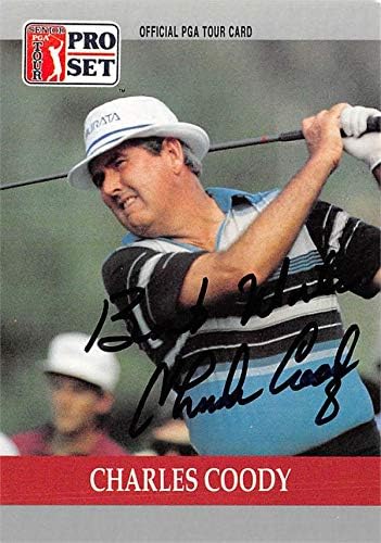 Charles Coody Autographed Trading Card Golf Pga Tour Abilene Christian University Sc 1990 Pro Set At Amazon S Sports Collectibles Store