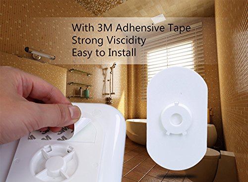 LUCKSTAR Toilet Sterilizer - Portable Closestool Sterilizer Automatic Disinfection Machine UV Light Ozone Sterilizing Air Purify Remove Odour Machine (White)