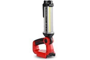 Hiesuan LED Flashlight for Milwaukee 18v M18 Li-ion Battery, 35W 2000LM Outdoor Work Light Portable Camping Lanterns with USB Port, Hook for Car Repairing, Emergency