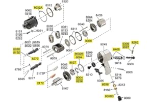 PIEDMONT TOOL Rebuild Kit for Ingersoll Rand 244 Models, Part # 244-TK2