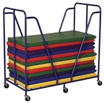 ECR4Kids Rest Mat Trolley, 51 x 27 x 49.25