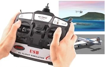 Amazon パソコン で ヘリ や 飛行機 の 操縦練習 3d フライトシュミレーター 6ch シミュレーター Usb接続 Fms Heli X対応 Spt6ch ラジコン ドローン 通販