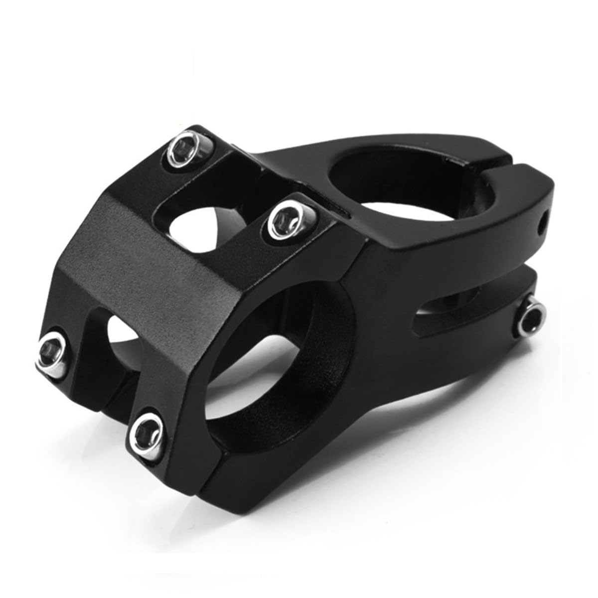 HOUSON Aluminum Alloy 31.8 mm Mountain Bike Stem, Black, 45 mm, BMX, MTB