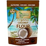 Organic Coconut Flour, Non-GMO and Gluten-Free, 1 Pound