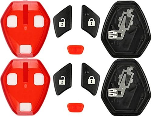 2-Pack Keyless Entry Remote Key Fob Shell Case – Replacement Buttons & Blade For OUCG8D-620M-A