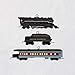 Hallmark Keepsake Mini Christmas Ornament 2018 Year Dated, Lionel The Polar Express Miniature, Set of 3, Train