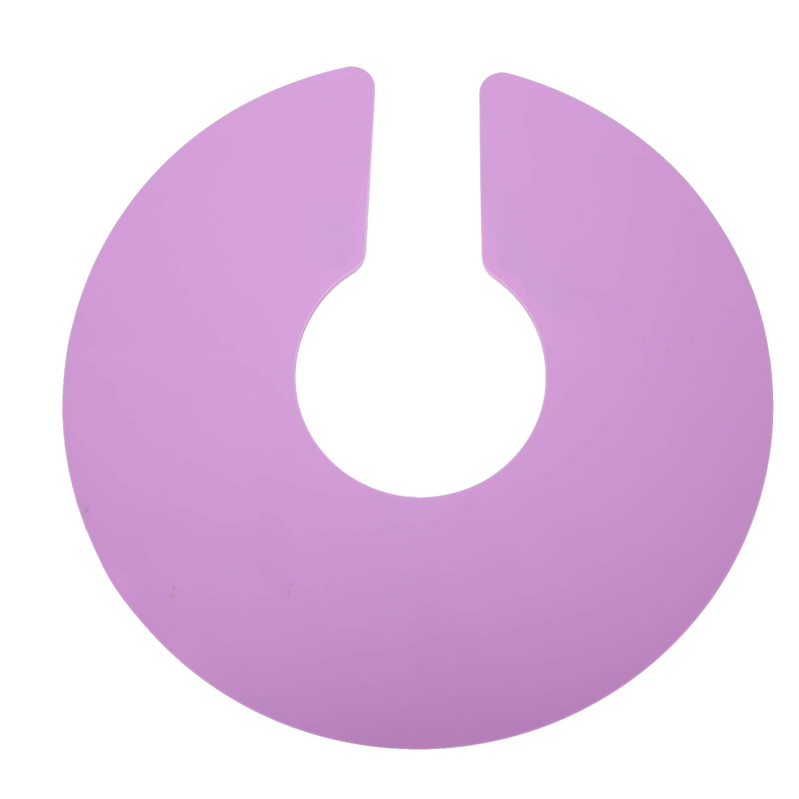 Cutting Collar, Silicone Waterproof Neck Wrap Guard for Haircut Professional Hairdressing Tool Hair Cutting Dyeing Pad Guide for Salon Stylist Home Use (17 * 16 * 2cm-Purple)