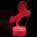 YODAFOOR Unicorn Night Light Lamp, Unicorn Toy Gifts for Boys Girl Teen Kids, Bedroom Table Decor Light, 16 Color Remote Lamp Smart Touch