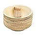 KIKI Green Compostable Bowls Set 7 Inch Round Deep [25 Disposable Bowls 25 Wooden Spoons 50 Unbleached Tissues] We Use Natural Products It is Alternative to Paper Bowls