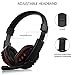 Headphones with Microphone - LESHP 3.5mm Wired Over-Head Stereo Gaming Headset Headphone with Mic Microphone, Volume Control for PS4 PC Tablet Laptop Smartphone