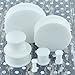 1 Pair White Soft Silicone Flexible Ear Plugs Gauges