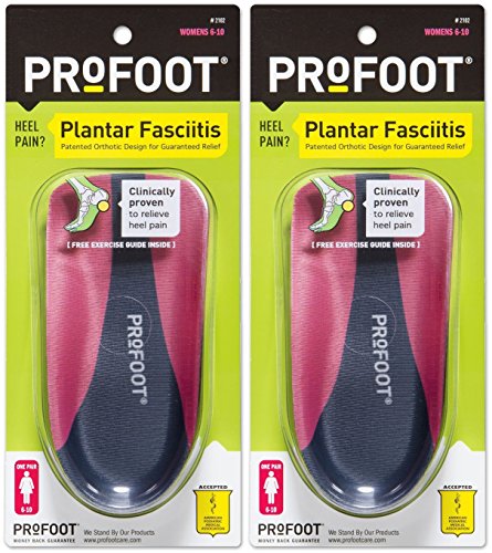 PROFOOT Plantar Fasciitis Orthotics, Women's 6-10, 2 Pairs - Thumbnail 5