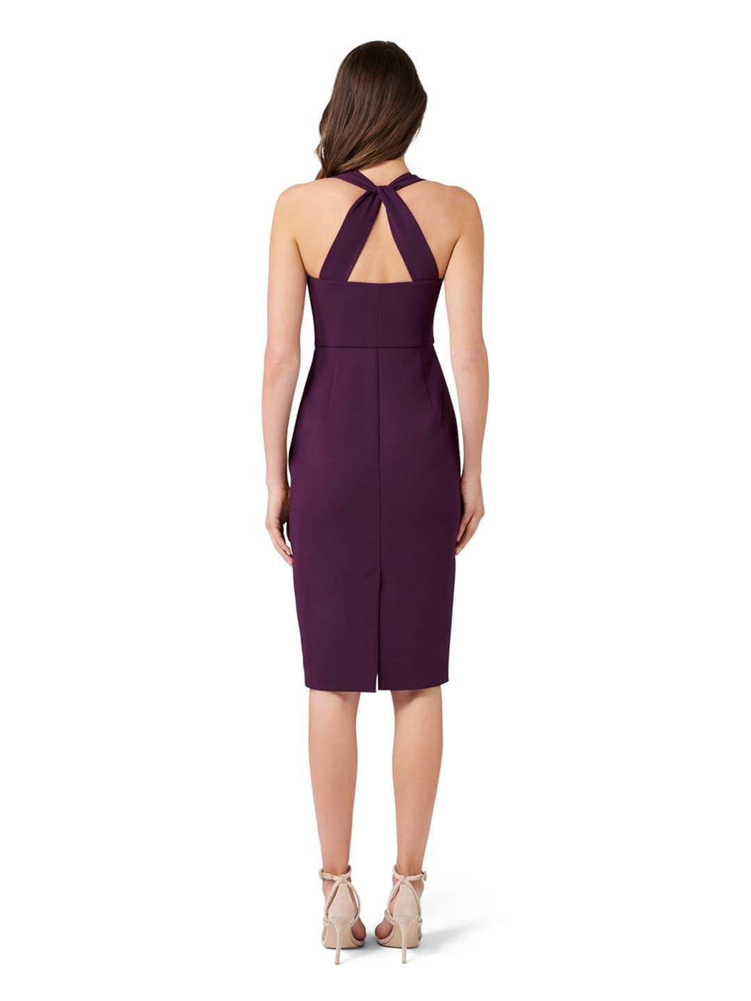 Ever New Womens Stella Sweetheart Bodycon Dress Plum Purple