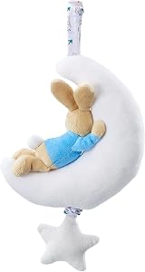 Rainbow Designs Beatrix Potter Night Musical Peter Rabbit Toy White view 2
