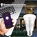 Smart WiFi Light Bulb Smart Lighting Lamp Dimmable Timer RGB Led Bulbs Color Ambiance Compatible with Alexa Remote Control by Smartphone IOS & Android Google Assistant Daylight & Nightlight 6.5W 