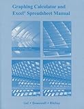 Graphing Calculator and Excel Manual for Finite Mathematics and Calculus with Applications
