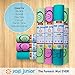 Yogi Junior Kids Yoga Mat - PVC Free - Double Layered TPE Foam (Glacier Boho Fox)