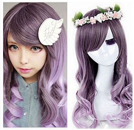 Futuretrend®fashion ombre purple kinky curly synthetic…