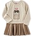Juicy Couture Girls' Dress with Faux Pleather Skirt