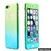 Ai-case C-134 Ultra Thin Full Body Coverage Protection Soft PC, Dual Layer, Slim Fit Case with Tempered Glass Screen Protector for iPhone 7 Plus - Green