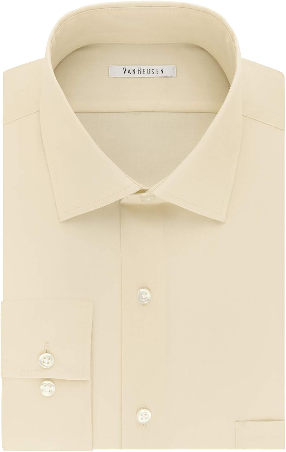 Van Heusen Men's BIG FIT Dress Shirts Flex Collar Stretch Solid (Big and Tall) at  Men’s Clothing store