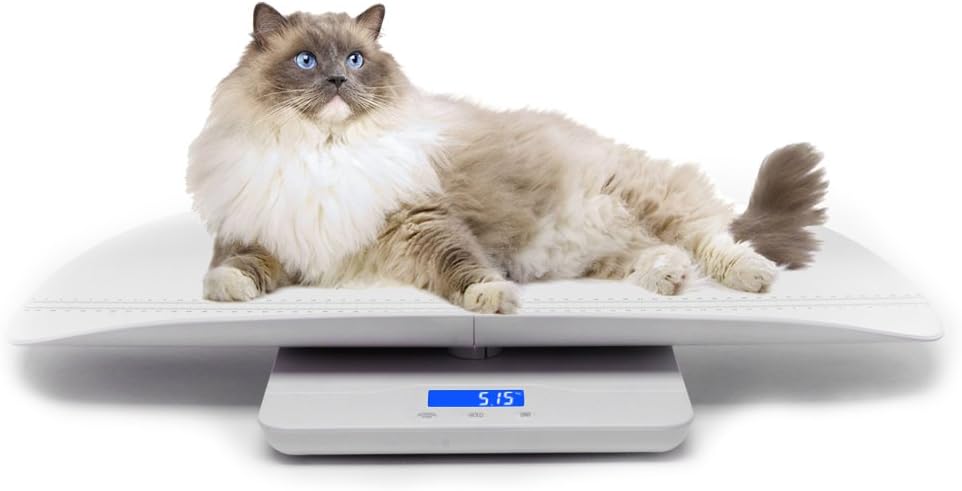 MINDPET-MED Digital Pet Scale 220 lbs with 3 Weighing Modes, Precision 0.02lbs