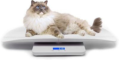 MINDPET-MED Digital Pet Scale 220 lbs with 3 Weighing Modes, Precision 0.02lbs