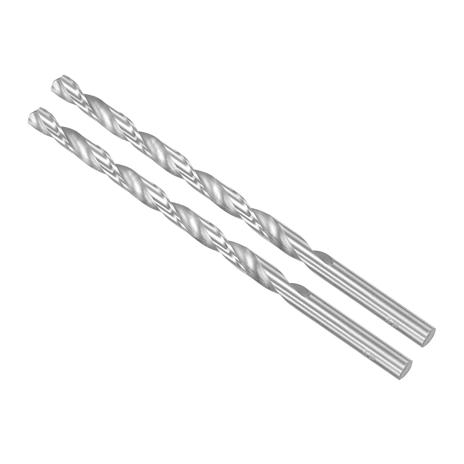 CoCud Extra Long High Speed Steel Twist Drill Bits, 9.5mm Diameter 200mm Length, Straight Twist Jobber Drill Bit - (Applications: for Metal Woodwork Plastic Aluminum), 2-Pieces