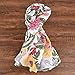 KloudBambu Floral Muslin Swaddle Blankets, Large Flowers, Ultra Soft Nursery Newborn Baby Girl Shower Registry Essentials