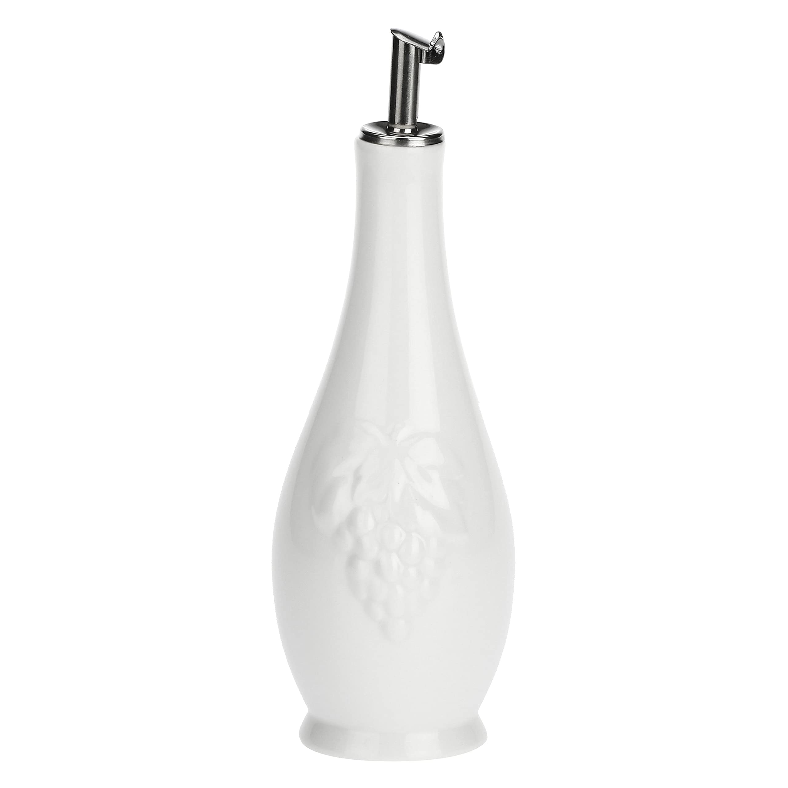 la Porcellana Menage Classic vinager Bottle, White