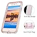 Coolden Case for iPhone SE 2020 iPhone 6S Protective Glitter Case for Women Girls Cute Bling Sparkle 3D Quicksand Heavy Duty Hard Shell Shockproof TPU Case for 4.7 Inches iPhone 6 6S 7 8, Light Coffee