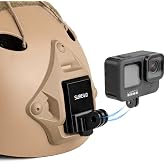 SUREWO Aluminum NVG Mount Compatible with GoPro Hero 13/12/11/10/9/8/7/6/5 Black, Tactical Helmet NVG Mount Compatible with DJI Osmo Action 6/5 pro/4/3/2,Insta360 ONE R/Crosstour and More