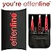 effenfine Tweezer Set - Kit Has Two Slant Tip Eyebrow Tweezers & Pointed Tip Tweezers for Splinters and Ingrown Hairs - 10 Year Tweezer Alignment Guarantee - Get Eyebrows Other Women Will Envy