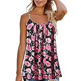 Emimarol Tank Tops for Women Spaghetti Strap Cami Plus Size Tunic Blouses
