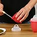 Pelisy Egg Cooker Microwave Set of 6 non-stick Silicone Hard Boiled Without the Shell