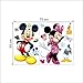 Mickey Minnie Mouse Kids Room Decor Disney Wall Sticker Cartoon Mural Decal Home 1pc