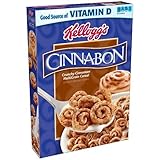Kellogg's, Cinnabon Breakfast Cereal, 9oz Box (Pack of 4)