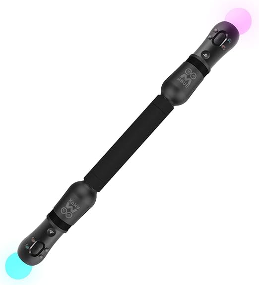 Amazon Co Jp Amvr プロバージョン ビートセイバーゲームをプレイするプレイステーションvrコントローラー用のロングスティックハンドルエクステンショングリップスタンド ゲーム